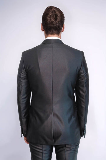 Traje negro brillante 8 Drop - Wessi