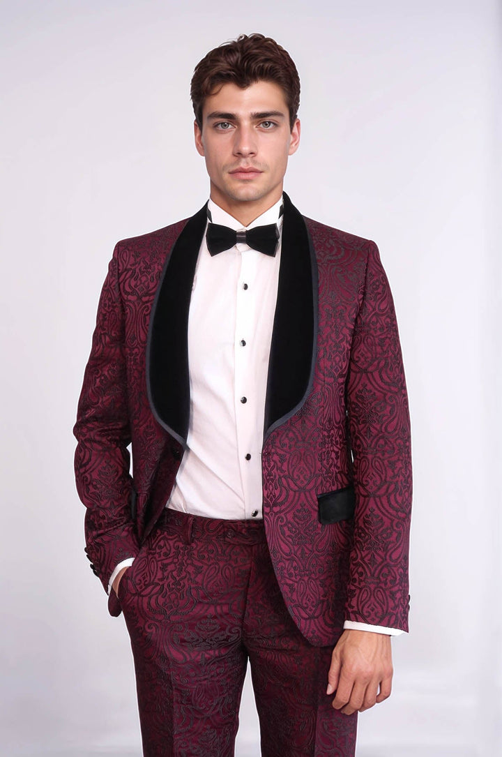 TRAJE AUTO ESTAMPADO SIN CHALECO