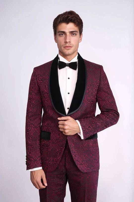 TRAJE AUTO ESTAMPADO SIN CHALECO