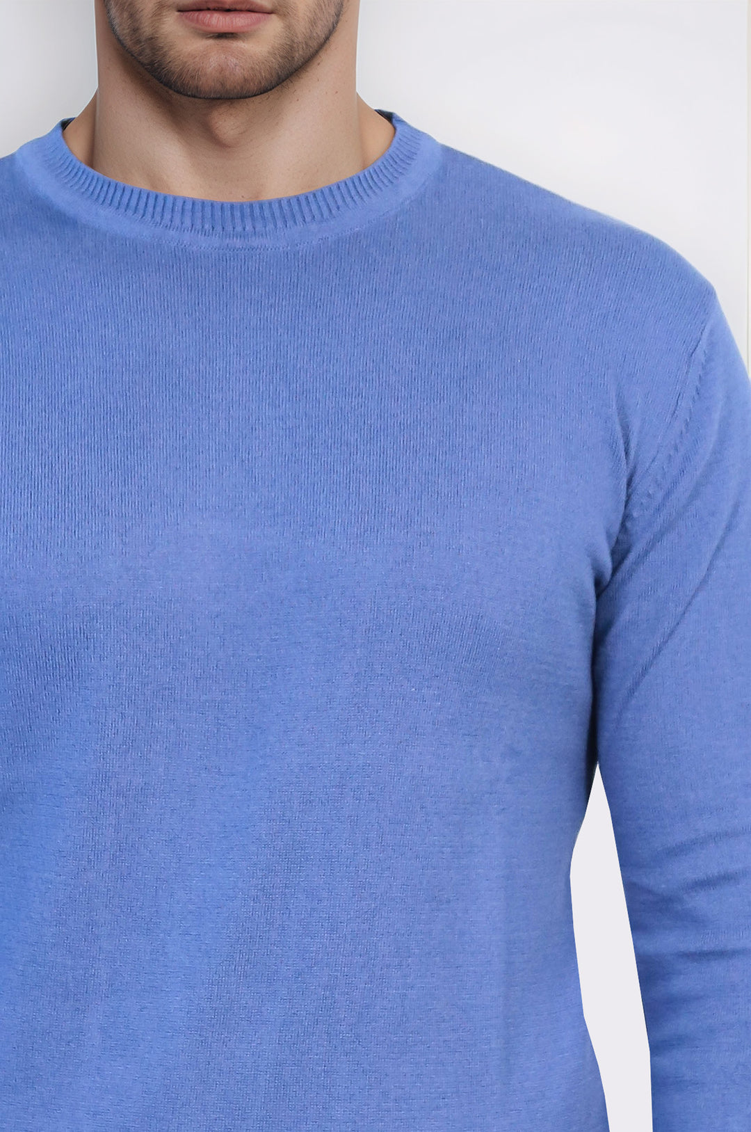 Jersey de cuello redondo azul - Wessi