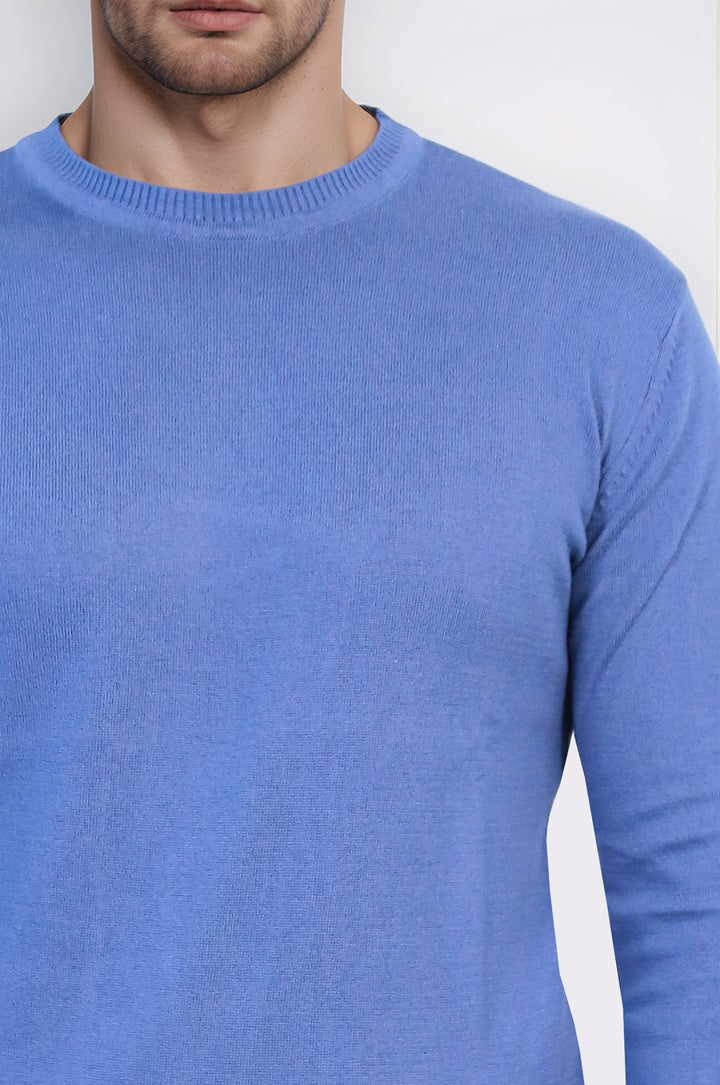 Jersey de cuello redondo azul - Wessi