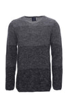 Tricot Gris à Motifs Col Rond - Wessi