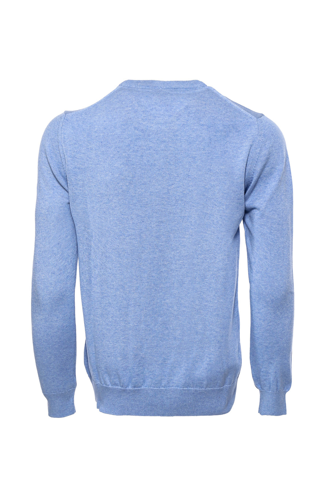 Blue Crew Neck Sweater - Wessi