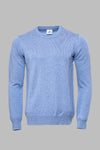 Blue Crew Neck Sweater - Wessi