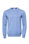 Blue Crew Neck Sweater - Wessi