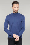 Turtleneck Blue Sweater | Wessi