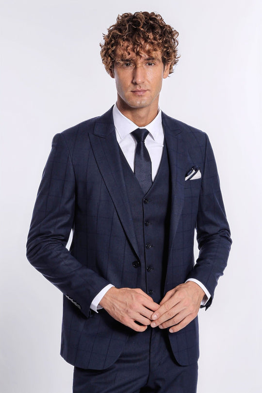 Men's Navy Blue Suits Wessi - Discover Diversity Men's Navy Blue Suits Wessi - Discover Diversity