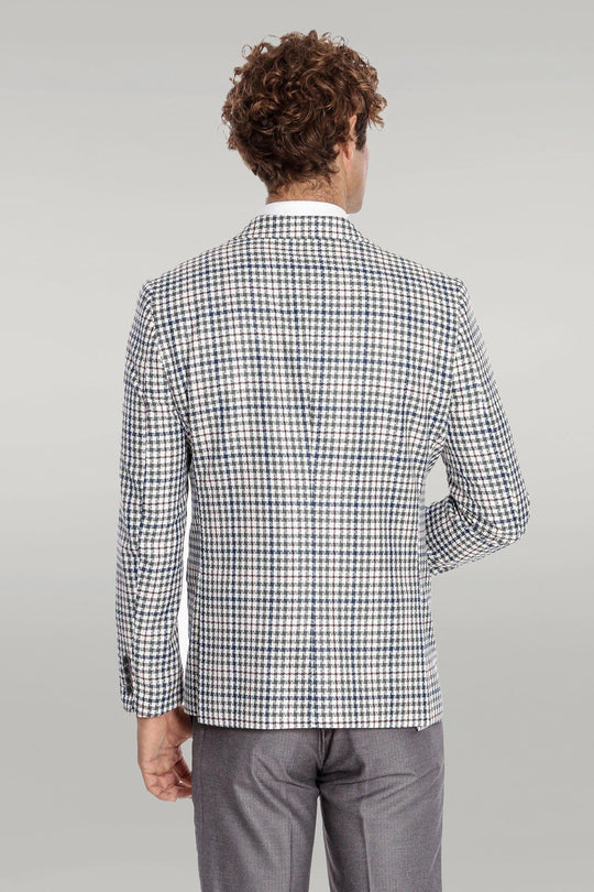 Abito da uomo grigio a quadri - Wessi