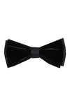 Velvet Black Bow Tie - Wessi