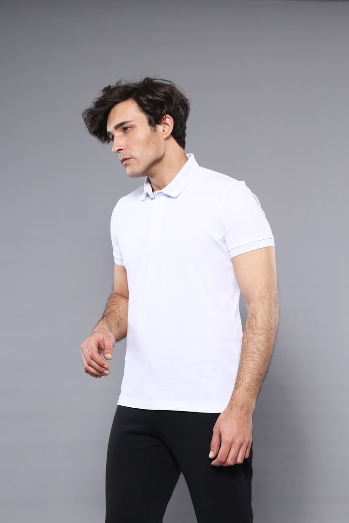 Футболка Polo Plain White - Wessi