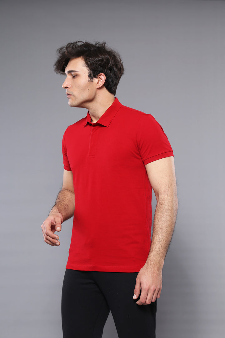 Футболка Polo Plain Red - Wessi