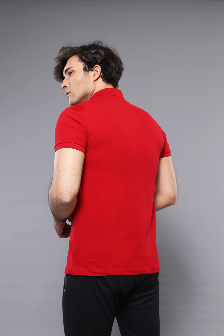 Футболка Polo Plain Red - Wessi