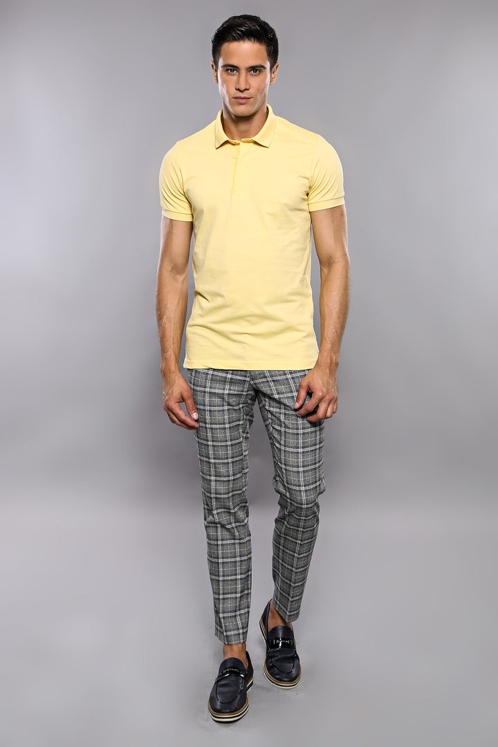 Футболка Polo Plain Yellow | Весс