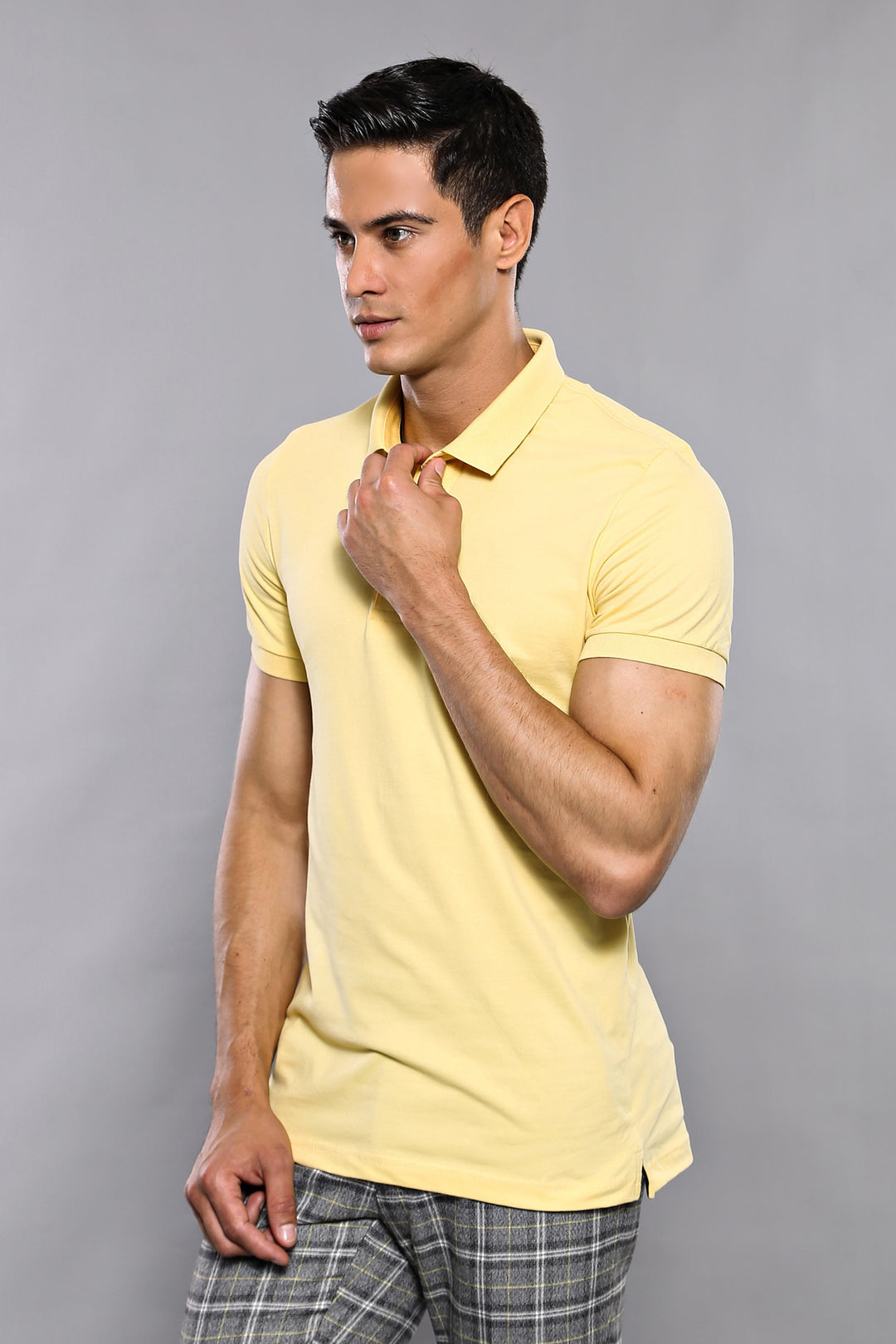 Футболка Polo Plain Yellow | Весс