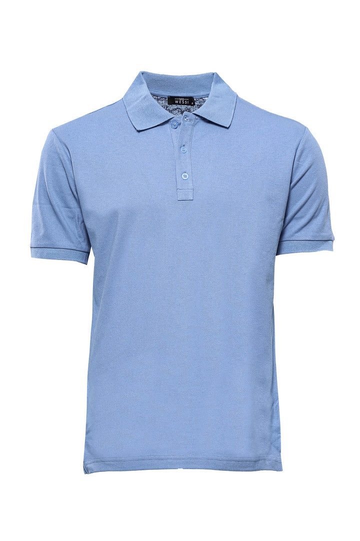 Футболка Oxford Polo Collar Blue - Wessi