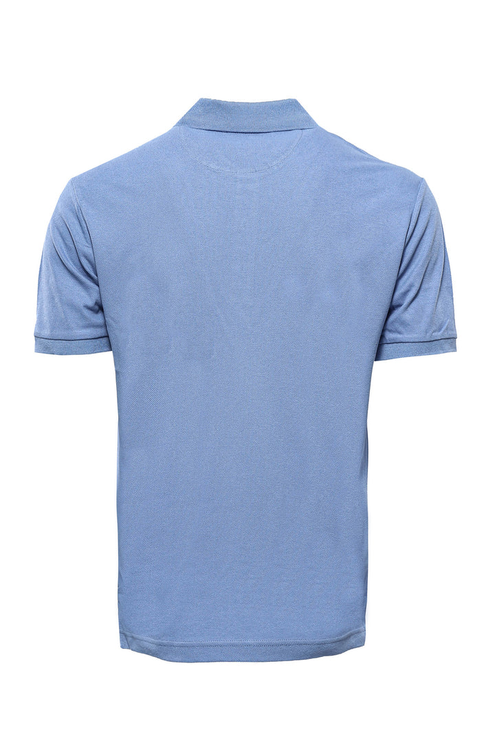Oxford Polo Collar Blue T-shirt - Wessi