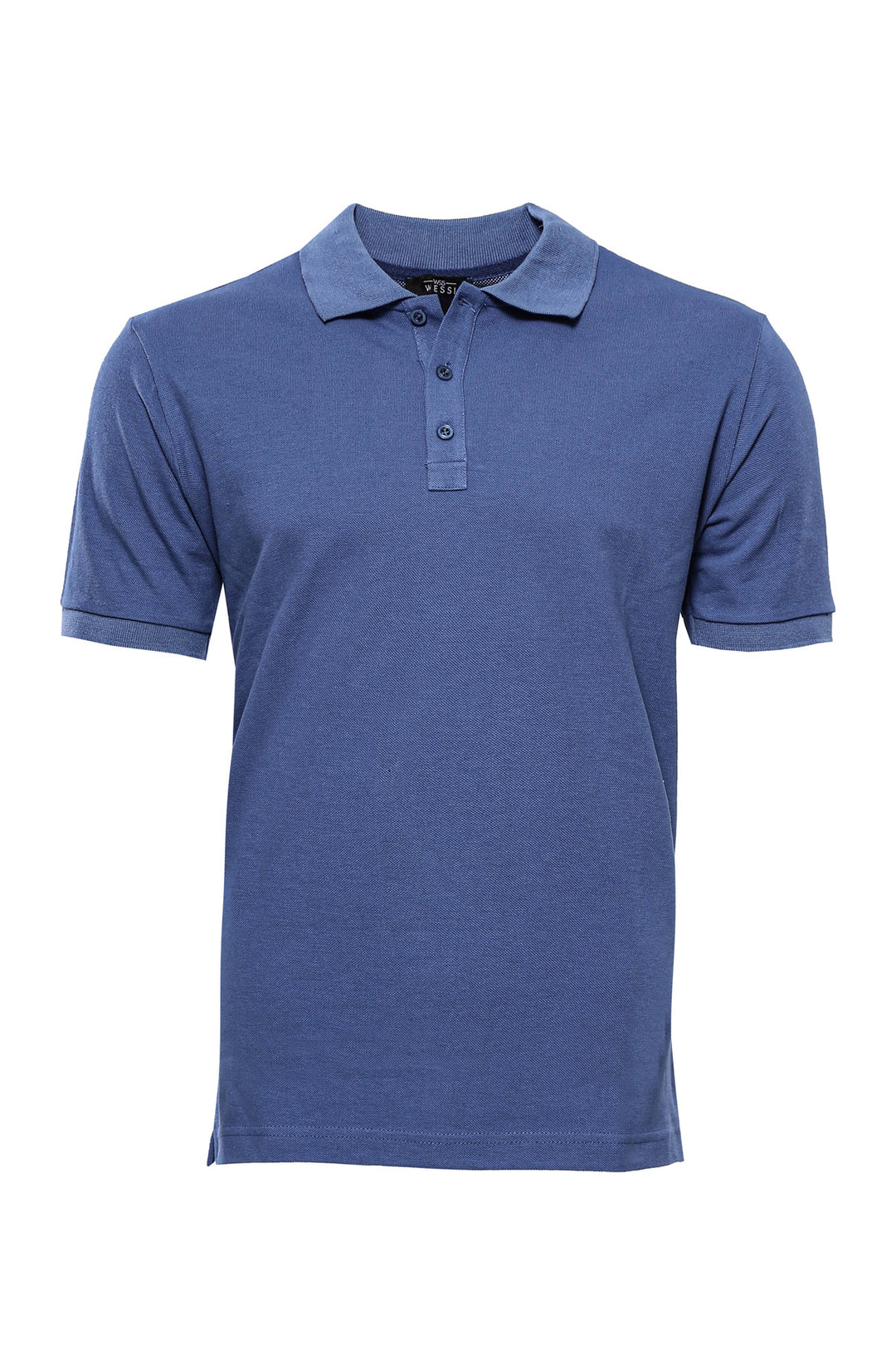 Oxford Blue Polo Collar T-shirt - Wessi