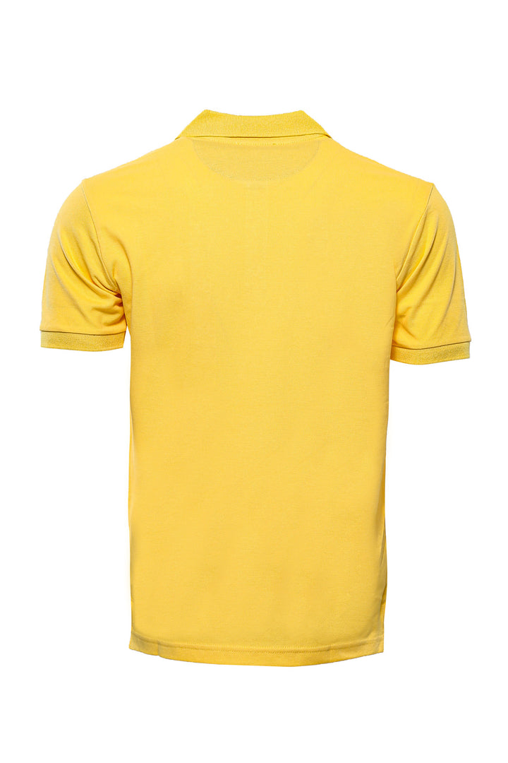 Oxford Yellow Polo Collar T-shirt - Wessi