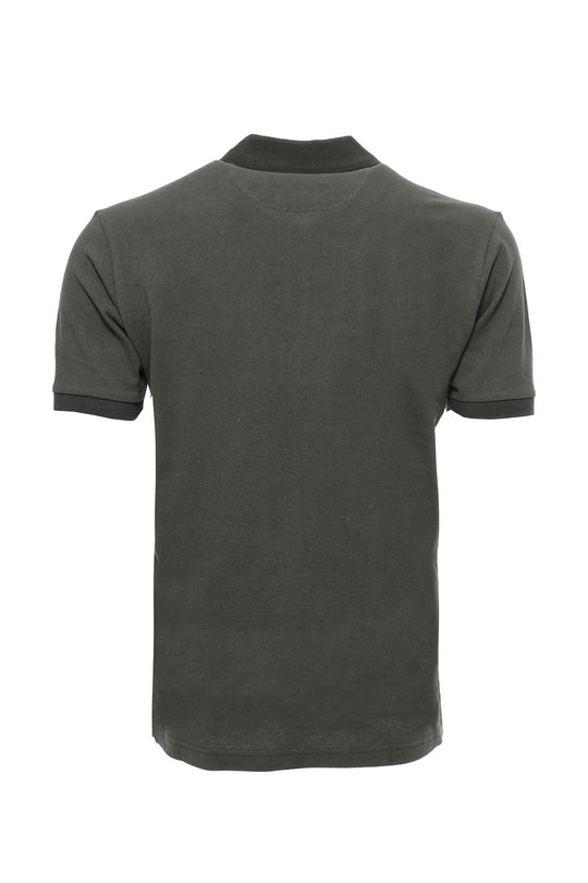 T-shirt con colletto polo color cachi - Wessi