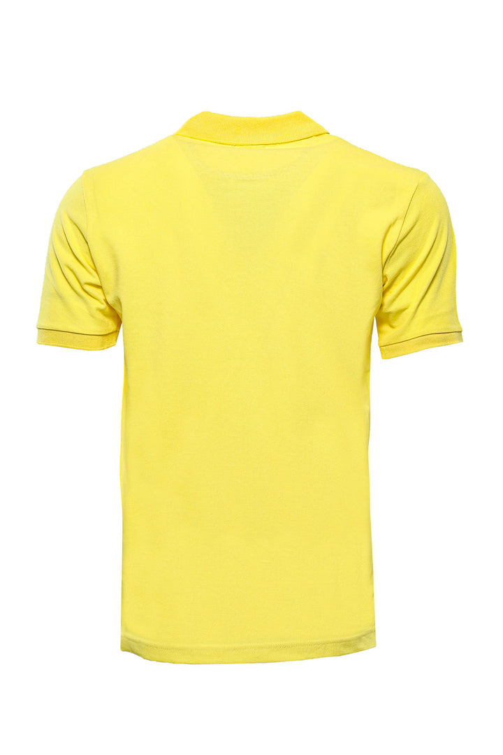 Yellow Oxford Polo Collar T-shirt - Wessi