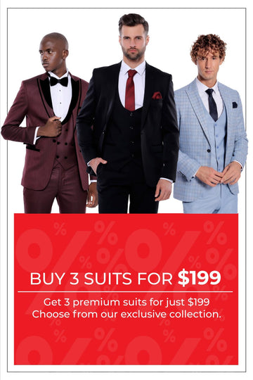 Buy 3 Suits For $199