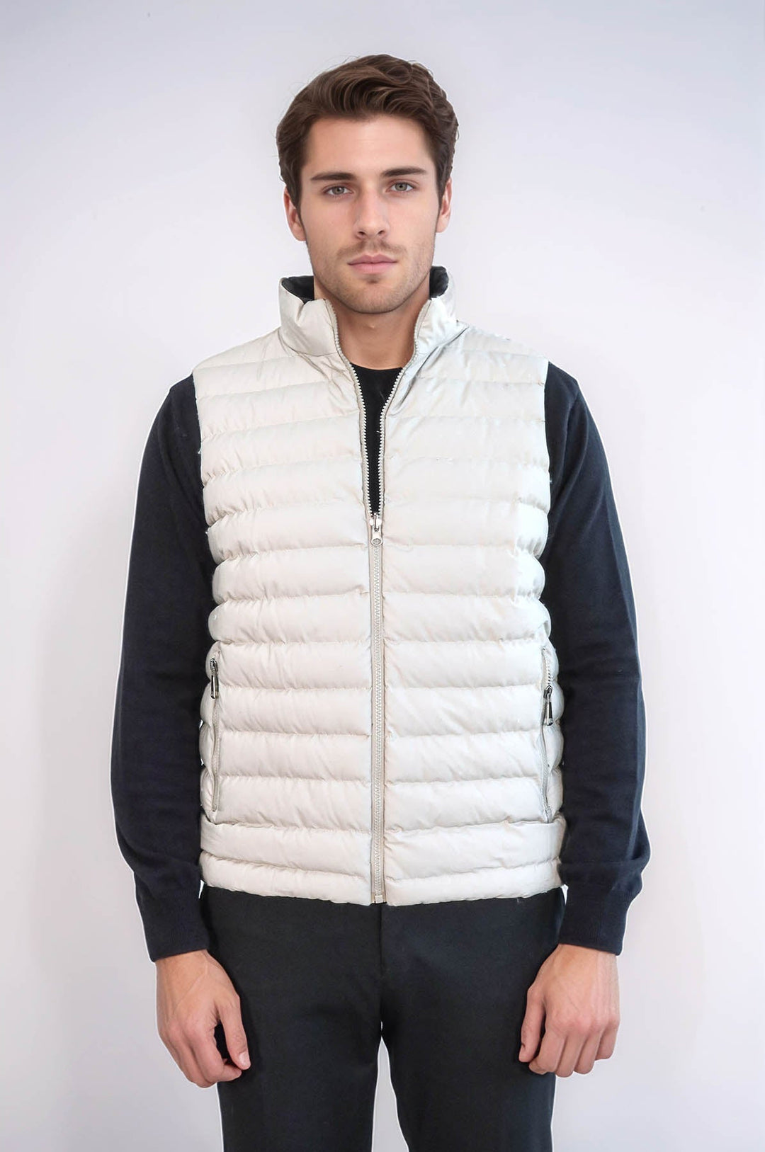 Doudoune Réversible Puffer Crème Homme - Wessi