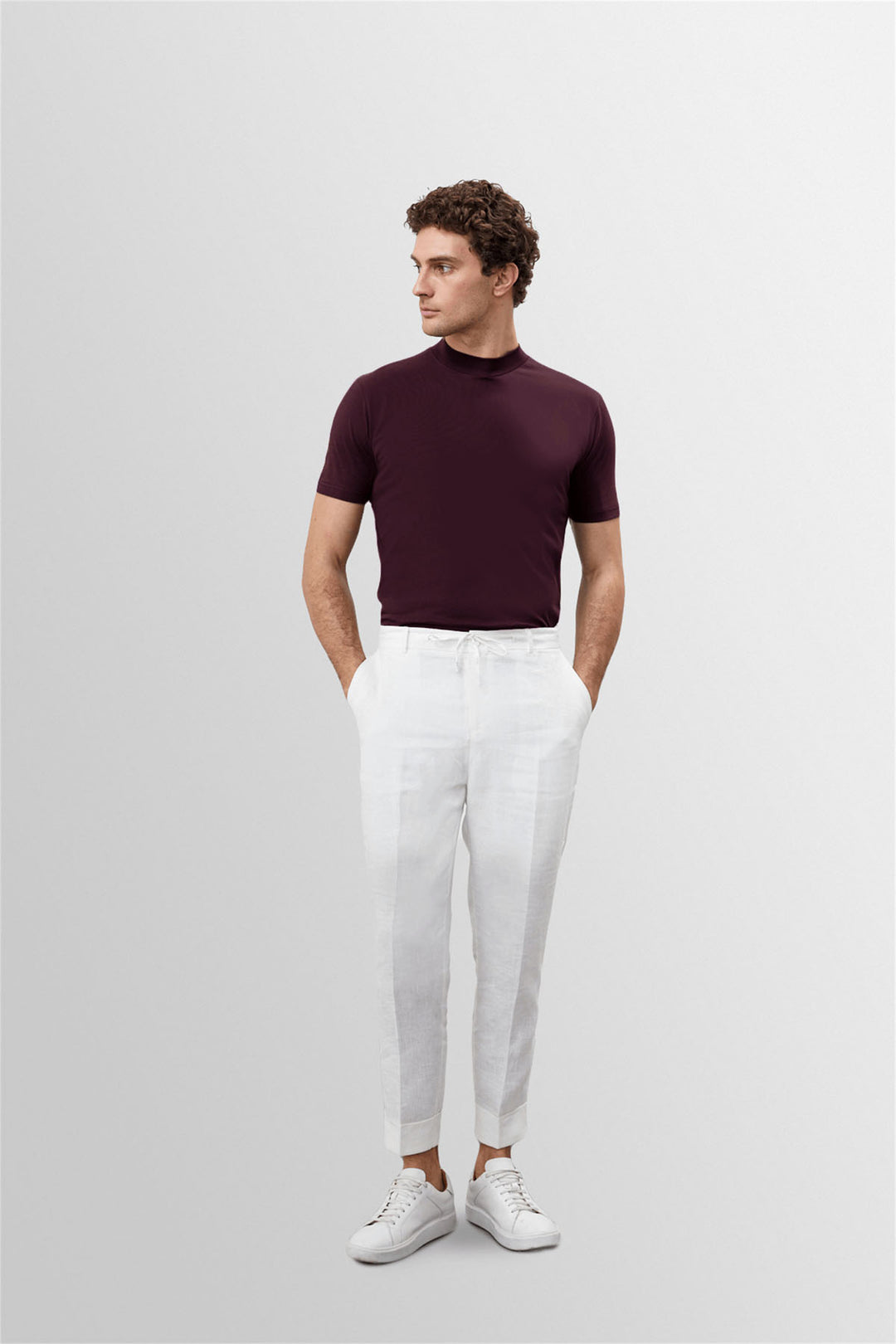 Мужская базовая футболка Damson Slim Fit - Wessi