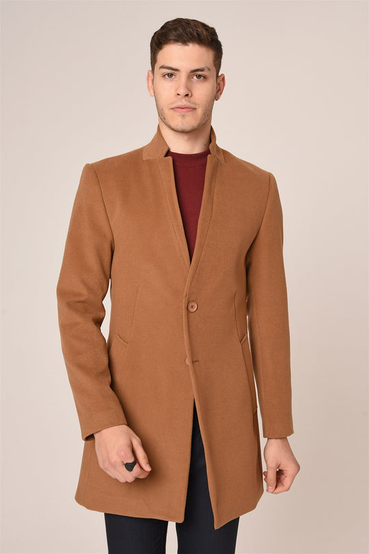 Wool-Blended Men's Cachet Coat - Wessi