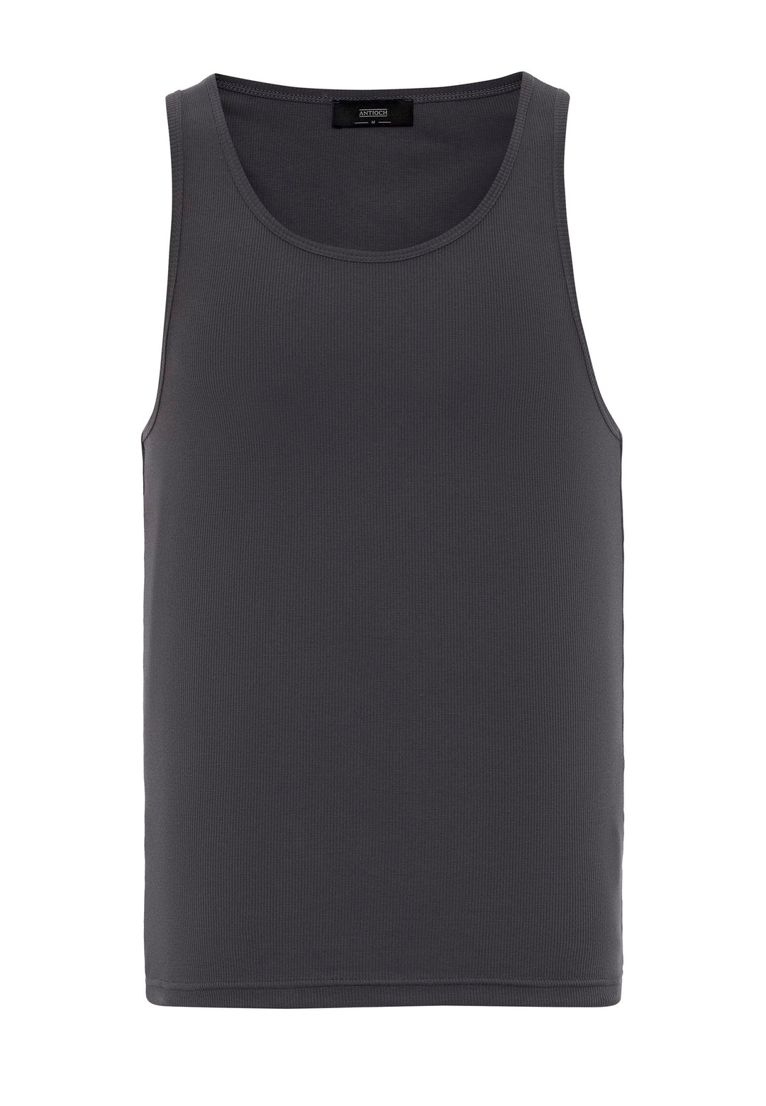 Men's Anthracite Slim Fit Tank Top - Wessi