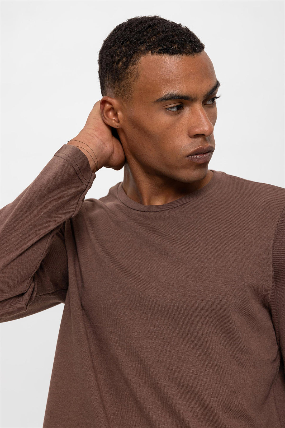 Suéter marrón de primavera para hombre - Wessi