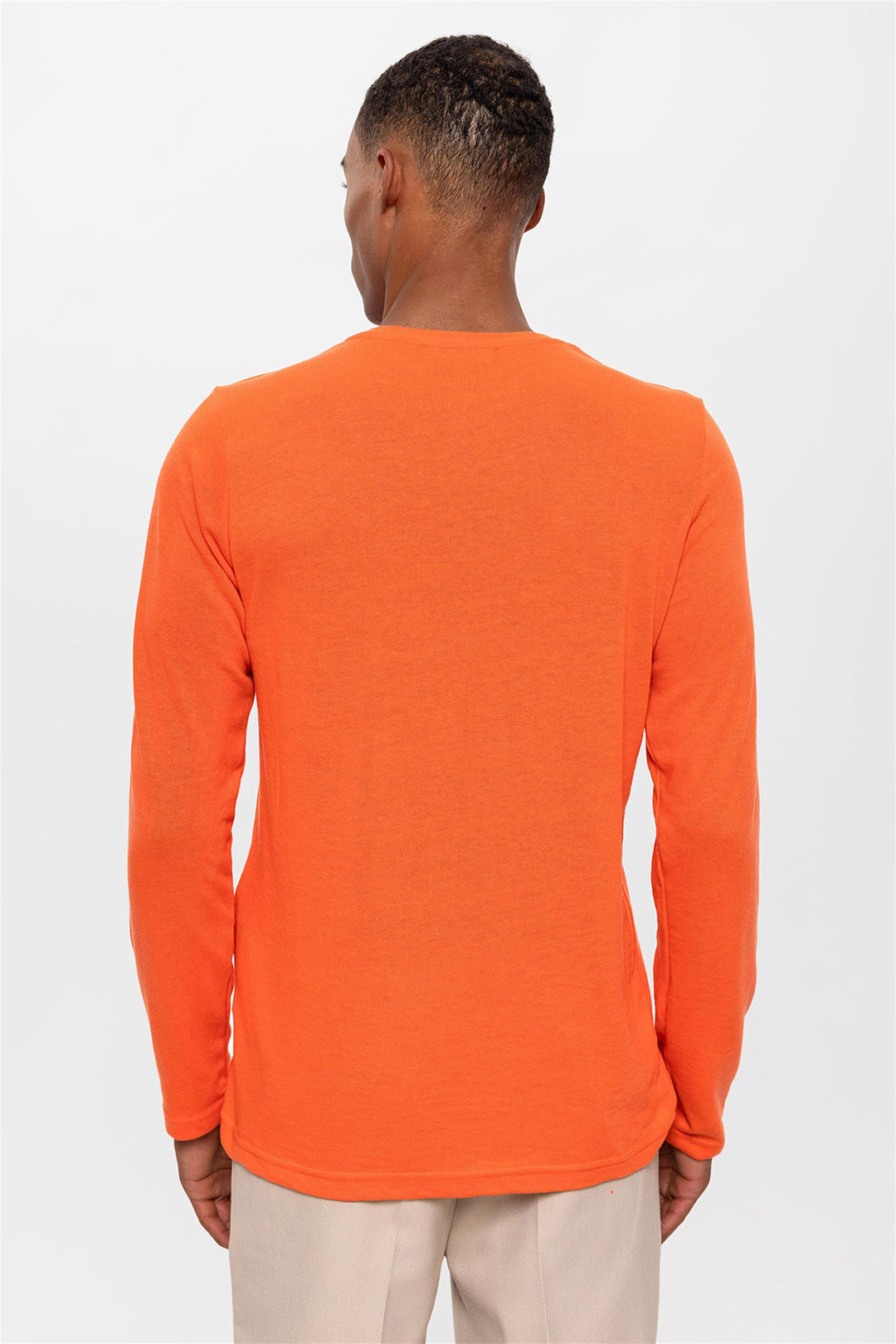 Maglione primaverile corallo da uomo - Wessi
