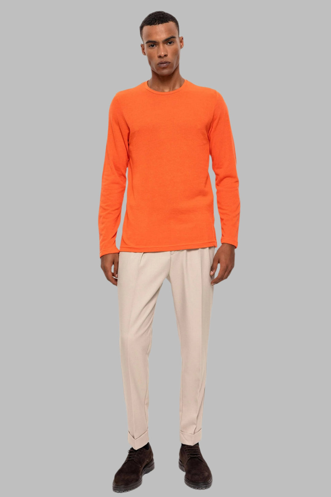 Maglione primaverile corallo da uomo - Wessi