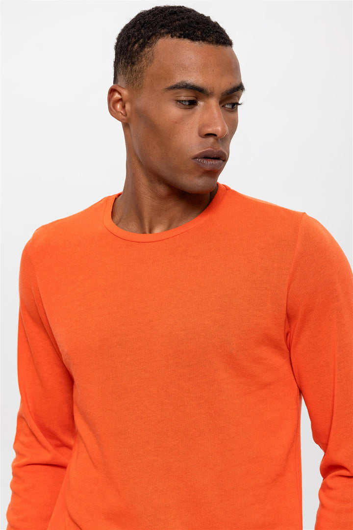 Maglione primaverile corallo da uomo - Wessi