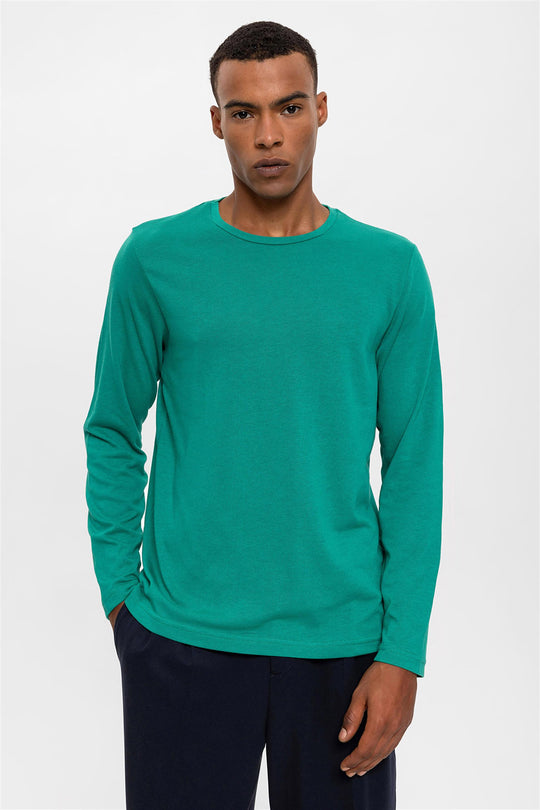 Maglione verde primaverile da uomo - Wessi