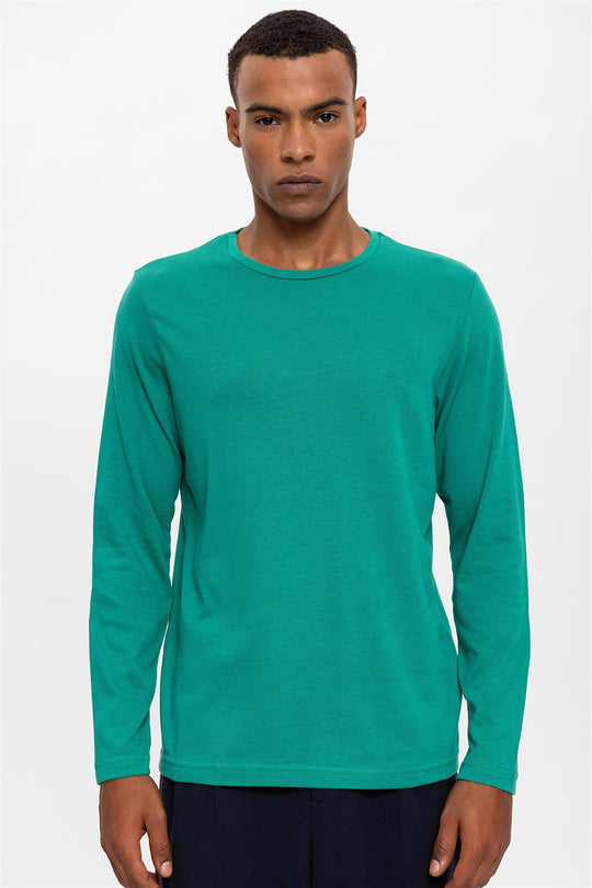 Maglione verde primaverile da uomo - Wessi
