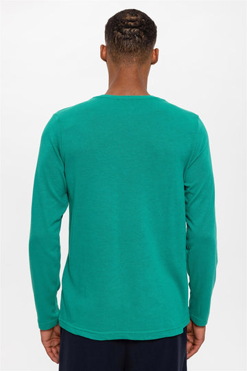 Maglione verde primaverile da uomo - Wessi