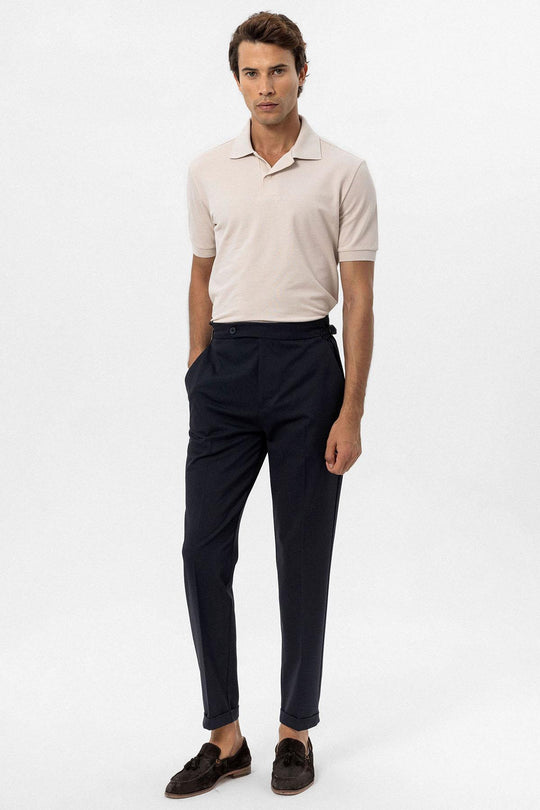 تي شيرت بولو رجالي باللون البيج - ويسي