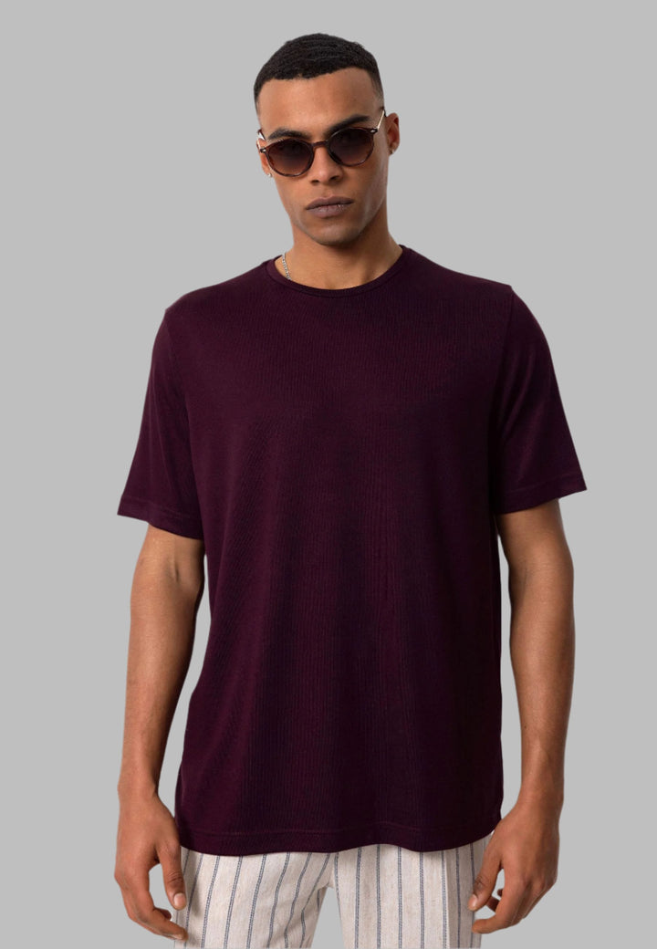 Мужская футболка Damson Regular Fit с круглым вырезом - Wessi