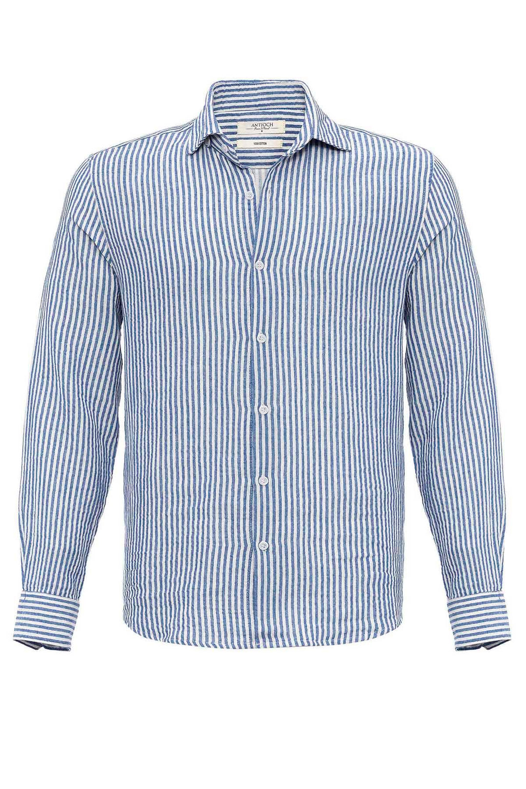 Men's Sax Striped  Shirt - Wessi