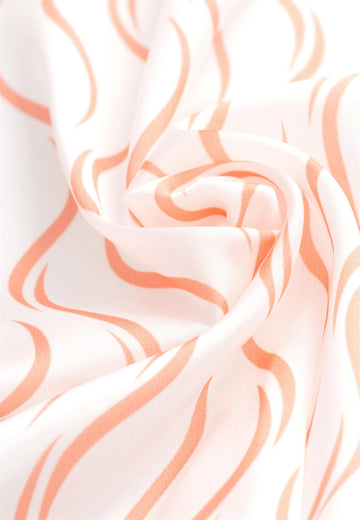 Men's Striped Handkerchief Salmon - Wessi