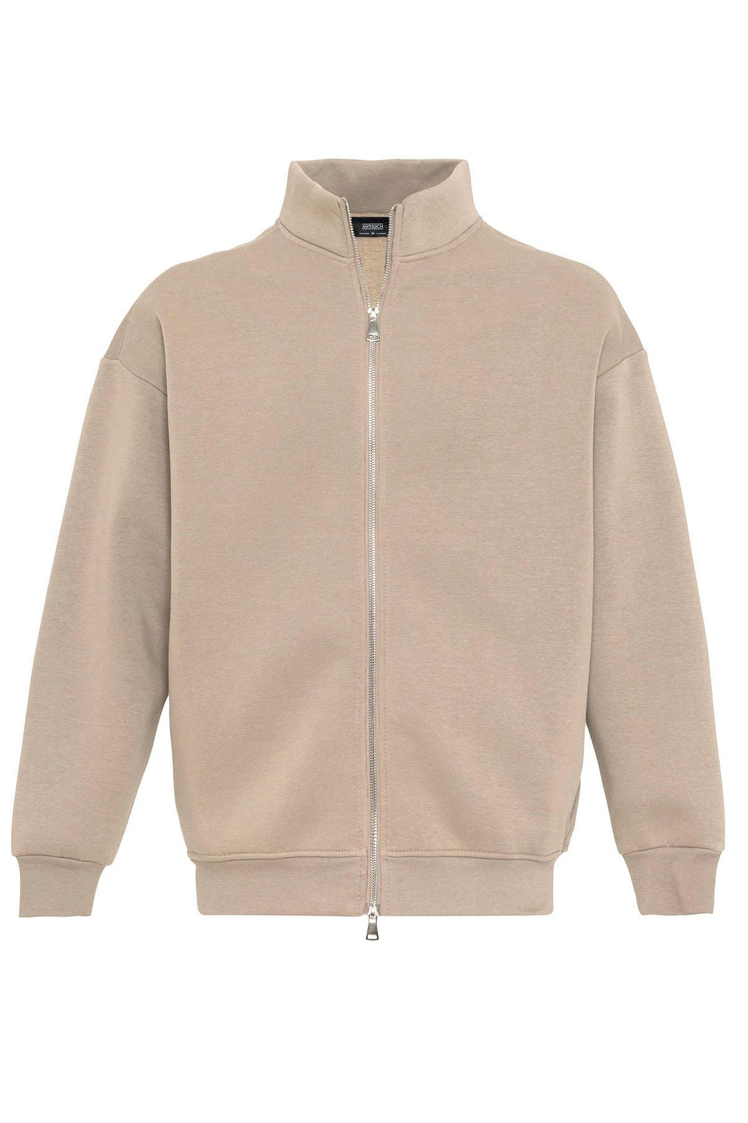 Men's Mink High Collar Double Zipper Closure  Sweatshirt - Wessi