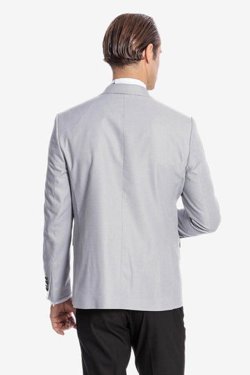 Серый смокинг с жилетом в горошек — Wessi