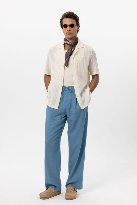 Chemise Manches Longues Poches Poitrine Bleu Delahaye Homme - 2259907-bleu00 Chemise Manches Longues Poches Poitrine Bleu Delahaye Homme - 2259907-bleu00