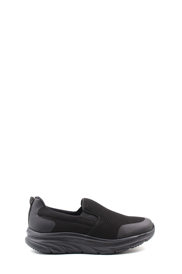 Men's Black Mesh Slip-On Sneakers - Wessi