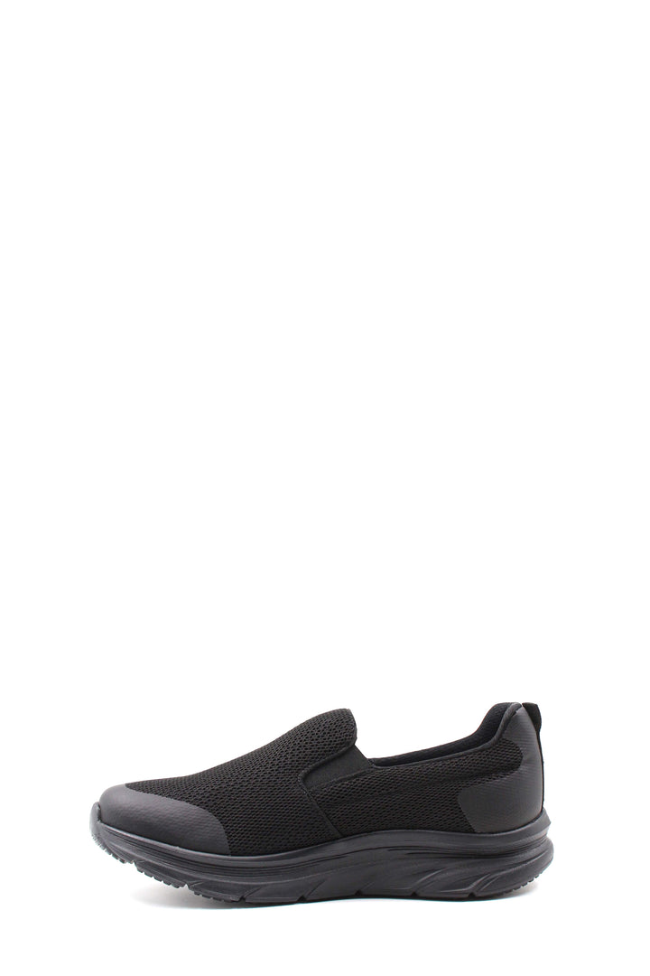 Men's Black Mesh Slip-On Sneakers - Wessi