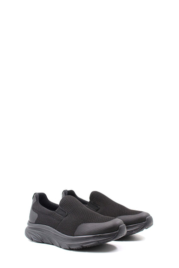 Zapatillas Slip-On de malla negra para hombre - Wessi