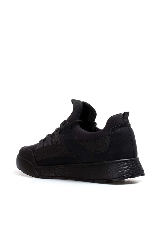 Men's Black Casual Running Shoes - Wessi