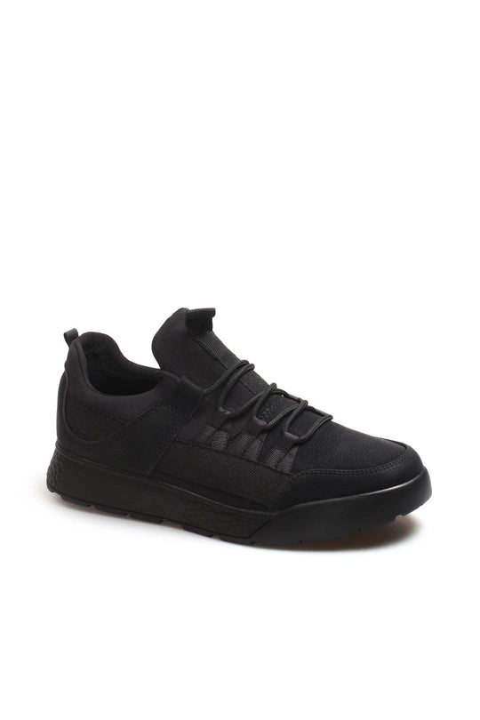 Men's Black Casual Running Shoes - Wessi