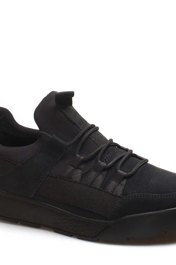 Men's Black Casual Running Shoes - Wessi