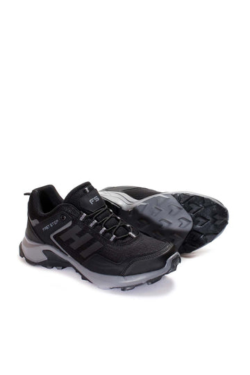 Zapatillas Trail Running Hombre Negras y Grises - Wessi
